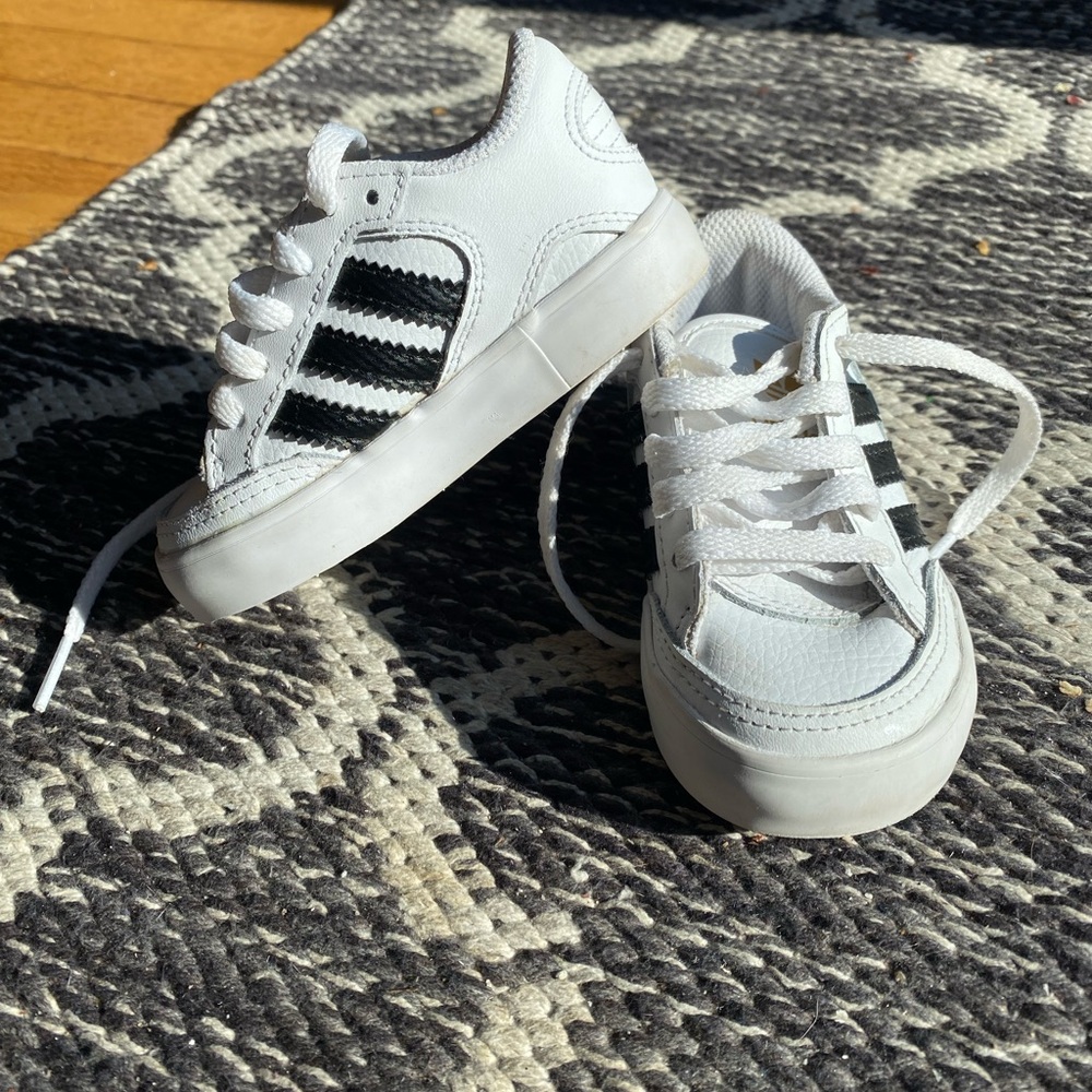 Adidas White and Black Sneakers